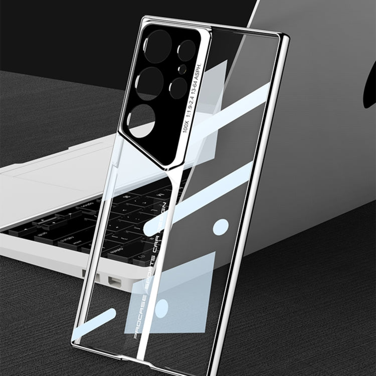 For Samsung Galaxy S24 Ultra 5G GKK Blade Phantom Electroplating Phone Case(Black)