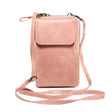 Elephant Pattern Multifunctional Cross Bag Phone Case(Light Pink) -  by PMC TechLife | Online Shopping South Africa | PMC TechLife