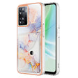 For OnePlus Nord N300 Marble Pattern IMD Card Slot Phone Case(Galaxy Marble White) - OnePlus Cases by PMC TechLife | Online Shopping South Africa | PMC TechLife | Buy Now Pay Later Mobicred