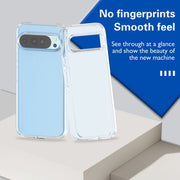 For ?Google Pixel 9 Pro Terminator Style Shockproof Phone Case(Transparent)