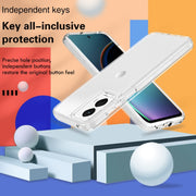 For Motorola Moto G 5G 2024 Terminator Style Shockproof Phone Case(Transparent)
