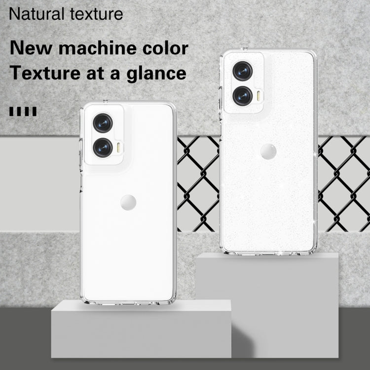 For Motorola Moto G Stylus 5G 2024 Terminator Style Shockproof Phone Case(Glitter White)
