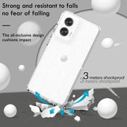 For Motorola Moto G Stylus 5G 2024 Terminator Style Shockproof Phone Case(Glitter White)