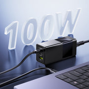 Yesido YC77 100W 2Type-C+USB Ports with 1 Socket Desktop GaN Charger(UK Plug)