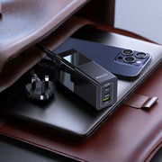 Yesido YC77 100W 2Type-C+USB Ports with 1 Socket Desktop GaN Charger(UK Plug)