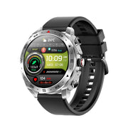 LEMFO T95 1.52 inch IPS Screen 2 in 1 Bluetooth Earphone Smart Watch Support Wellness Tracking(Silver)