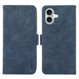 For iPhone 16 ABEEL Frosted Magnetic RFID Leather Phone Case(Blue) - iPhone 16 Cases by PMC TechLife | Online Shopping South Africa | PMC TechLife | Buy Now Pay Later Mobicred