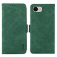 For iPhone 16e ABEEL Frosted Magnetic RFID Leather Phone Case(Green) - iPhone 16e Cases by PMC TechLife | Online Shopping South Africa | PMC TechLife | Buy Now Pay Later Mobicred