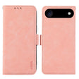 For iPhone 17 Air ABEEL Frosted Magnetic RFID Leather Phone Case(Pink) - free shipping - PMc TechLife - Order now!