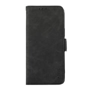 For iPhone 17 Pro Max ABEEL Frosted Magnetic RFID Leather Phone Case(Black)