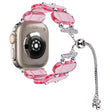 For Apple Watch Ultra 2 49mm Resin Retractable Chain Watch Band(Pink) - free shipping - PMC TechLife - Order now!