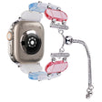 For Apple Watch Ultra 49mm Resin Retractable Chain Watch Band(Colors) - Watch Bands by PMC TechLife | Online Shopping South Africa | PMC TechLife
