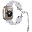 For Apple Watch Ultra 49mm Resin Retractable Chain Watch Band(Fluorescent) - Watch Bands by PMC TechLife | Online Shopping South Africa | PMC TechLife