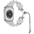For Apple Watch 38mm Resin Retractable Chain Watch Band(Fluorescent) - Watch Bands by PMC TechLife | Online Shopping South Africa | PMC TechLife