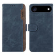 For iPhone 17 Air ABEEL Color Block Magnetic RFID Leather Phone Case(Blue-Brown) - free shipping - PMc TechLife - Order now!