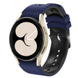 For Samsung Galaxy Watch 6 Two Color Silicone Watch Band(Blue Black) - Watch Bands by PMC TechLife | Online Shopping South Africa | PMC TechLife