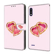 For LG K22/K22 + Crystal Painted Leather Phone case(Love Peach) - free shipping - PMC TechLife - Order now!
