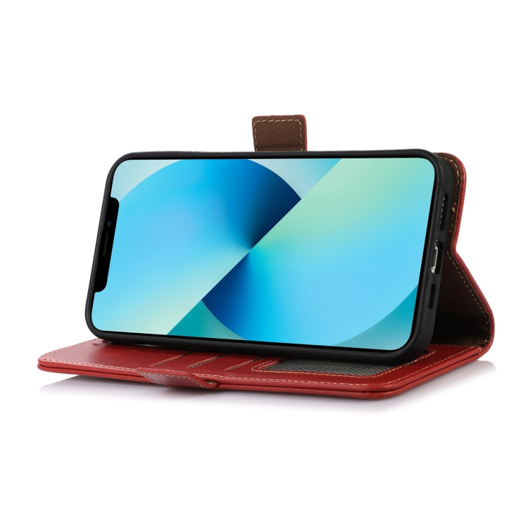 For Google Pixel 9 Crazy Horse Top Layer Cowhide Leather Phone Case(Red)