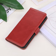 For Google Pixel 9 Pro Crazy Horse Top Layer Cowhide Leather Phone Case(Red)