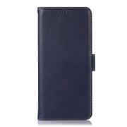 For Google Pixel 9 Pro Crazy Horse Top Layer Cowhide Leather Phone Case(Blue)