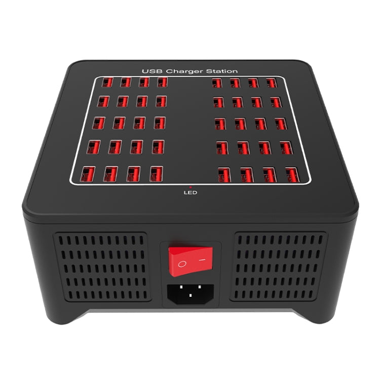 YFY-A76 200W 40 Ports USB Smart Charging Station(EU Plug)