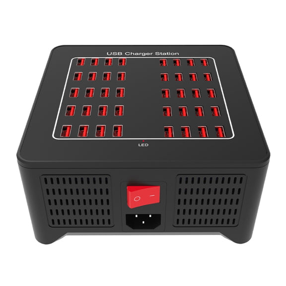 YFY-A76 200W 40 Ports USB Smart Charging Station(EU Plug)