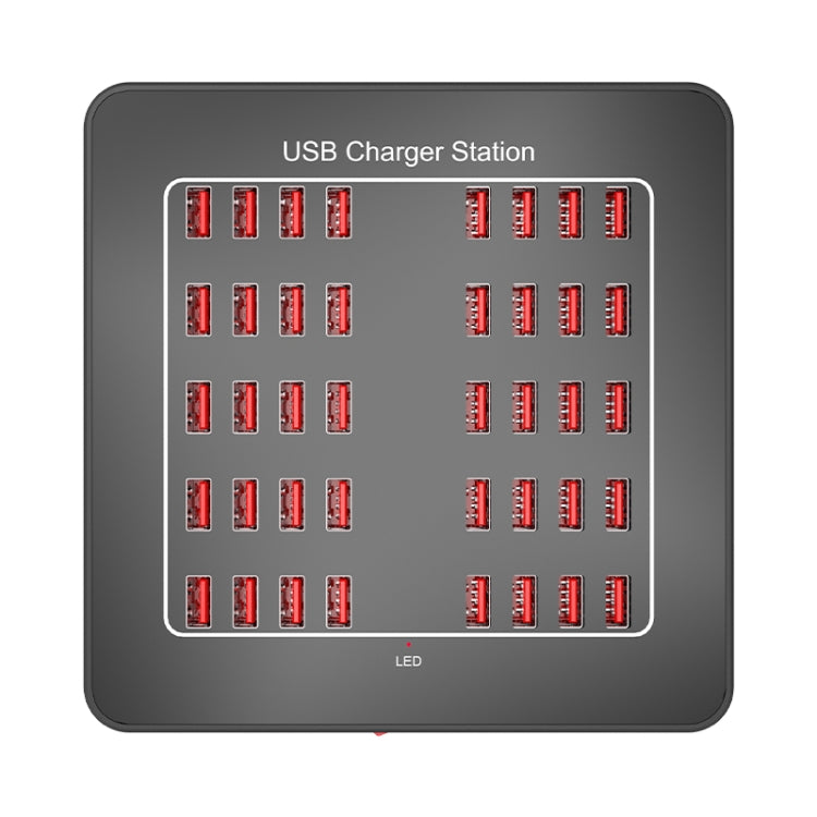 YFY-A76 200W 40 Ports USB Smart Charging Station(EU Plug)