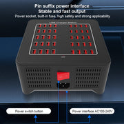 YFY-A76 200W 40 Ports USB Smart Charging Station(EU Plug)