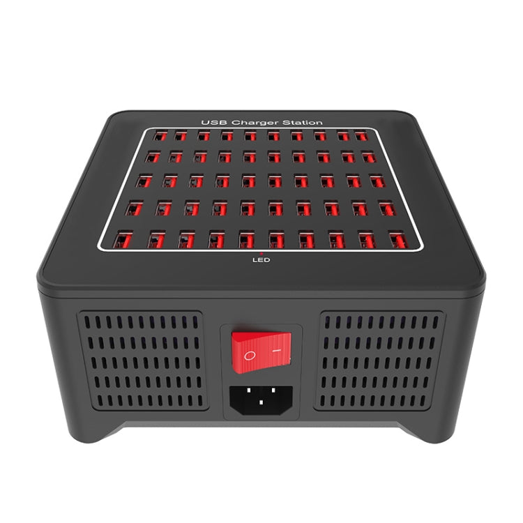 YFY-A77 250W 50 Ports USB Smart Charging Station(EU Plug)