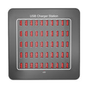 YFY-A77 250W 50 Ports USB Smart Charging Station(EU Plug)