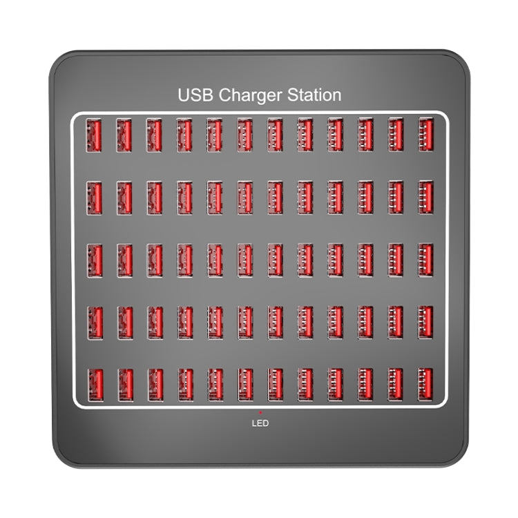 YFY-A78 300W 60 Ports USB Smart Charging Station(UK Plug)