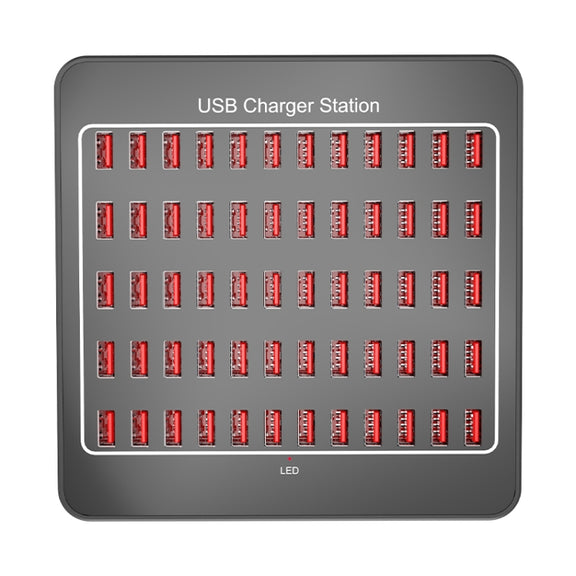 YFY-A78 300W 60 Ports USB Smart Charging Station(UK Plug)