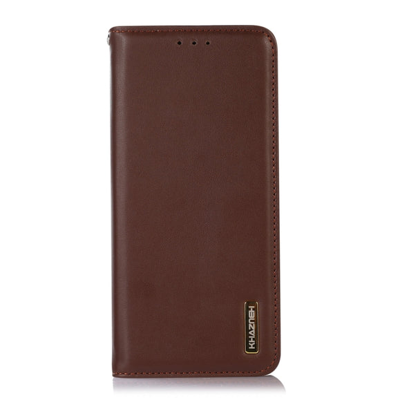 For Google Pixel 10 / 9 KHAZNEH Nappa Top Layer Cowhide Leather Phone Case(Brown)