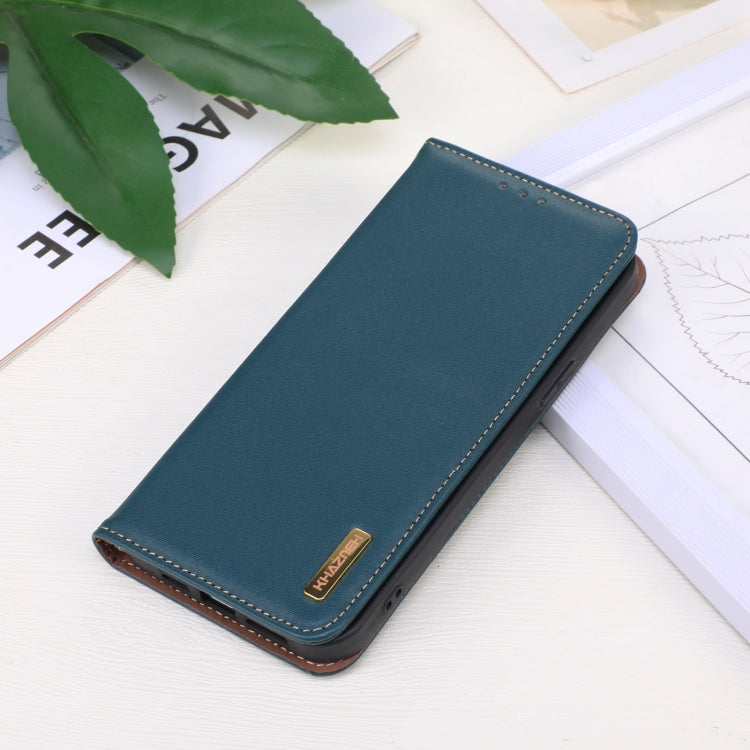 For Google Pixel 10 / 9 KHAZNEH Nappa Top Layer Cowhide Leather Phone Case(Green)