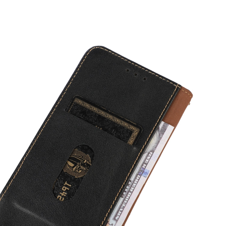 For Google Pixel 9a KHAZNEH Nappa Top Layer Cowhide Leather Phone Case(Black)