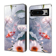For Google Pixel 9 Crystal Painted Leather Phone case(Koi) - Google Cases by PMC TechLife | Online Shopping South Africa | PMC TechLife | Buy Now Pay Later Mobicred