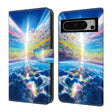 For Google Pixel 9 Crystal Painted Leather Phone case(Colorful Sky) - Google Cases by PMC TechLife | Online Shopping South Africa | PMC TechLife | Buy Now Pay Later Mobicred