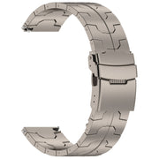 22mm Titanium Metal Watch Band(Titanium)