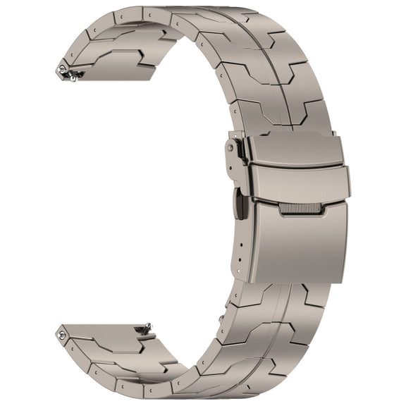 22mm Titanium Metal Watch Band(Titanium)