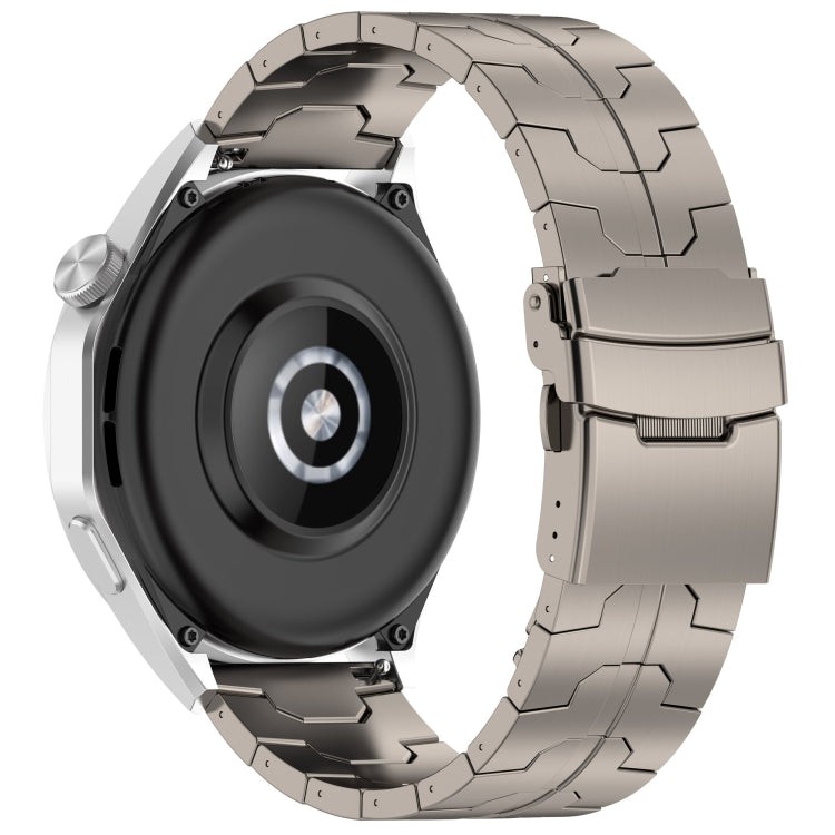 22mm Titanium Metal Watch Band(Titanium)
