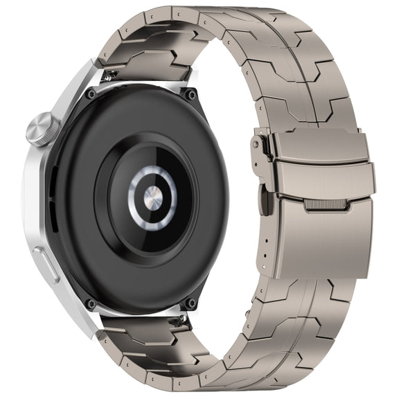 22mm Titanium Metal Watch Band(Titanium)