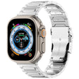For Apple Watch Ultra 49mm I-Shaped Titanium Metal Watch Band(Silver) - Watch Bands by PMC TechLife | Online Shopping South Africa | PMC TechLife