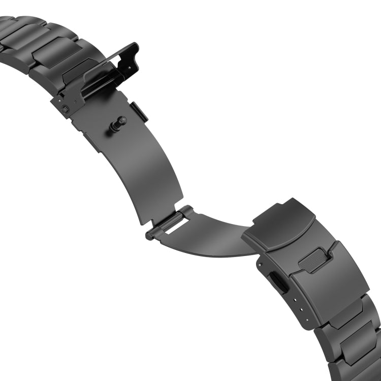 For Apple Watch 38mm I-Shaped Titanium Metal Watch Band(Titanium)