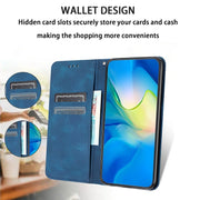 For iPhone 16 Plus Retro Elephant Embossed Leather Phone Case(Blue)