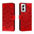 For Motorola Moto G Power 5G 2024 Sun Mandala Embossing Pattern Phone Leather Case(Red) - Motorola Cases by PMC Jewellery | Online Shopping South Africa | PMC Jewellery | Buy Now Pay Later Mobicred