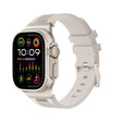 For Apple Watch Ultra 2 49mm Loners Liquid Silicone Watch Band(Titanium Starlight) - free shipping - PMC TechLife - Order now!