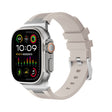 For Apple Watch Ultra 49mm Loners Liquid Silicone Watch Band(Silver Starlight) - Watch Bands by PMC TechLife | Online Shopping South Africa | PMC TechLife