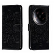 For Xiaomi 14 Ultra Sun Mandala Embossing Pattern Phone Leather Case(Black) - free shipping - PMC TechLife - Order now!