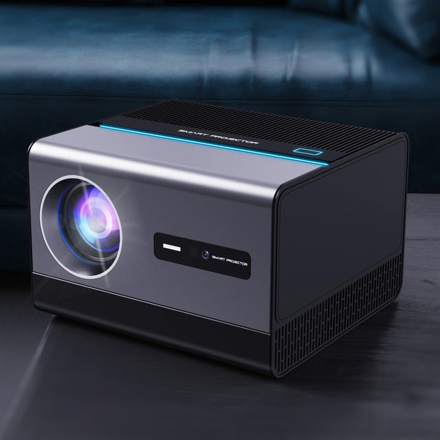 GXMO H50 Android 12 2GB+16GB 1080P 500ANSI 2.4G & 5G Dual WiFi Modes Wireless Projector(Black)