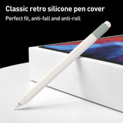 For Apple Pencil USB-C Pencil Style Liquid Silicone Stylus Case(Green)